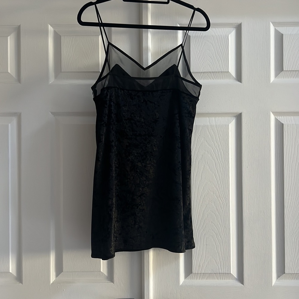 Lulus velvet and sheer baby doll dress - Picture 6 of 8